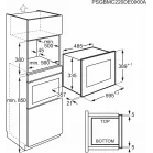 Микроволновая печь Electrolux EMS4253TEX 25л. 900Вт серебристый/черный (встраиваемая)