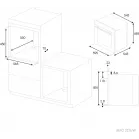 Микроволновая печь Zigmund & Shtain BMO 22 W 40л. 1000Вт белый (встраиваемая)
