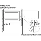 Микроволновая печь Bosch BFL524MB2 20л. 800Вт черный (встраиваемая)