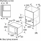 Микроволновая печь Bosch BFL623MB4 20л. 800Вт черный (встраиваемая)
