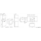 Микроволновая печь Weissgauff HMT-452 20л. 600Вт белый (встраиваемая)