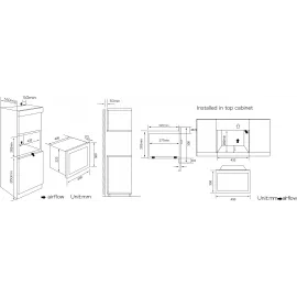 Микроволновая печь Weissgauff HMT-452 20л. 600Вт белый (встраиваемая)