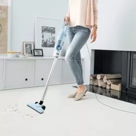 Пылесос ручной Kitfort КТ-586-2 600Вт голубой/белый