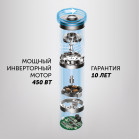Пылесос Polaris PVCS 7090 HandStick PRO Aqua 450Вт жемчужный/серый