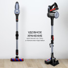 Пылесос Polaris PVCS 7090 HandStick PRO Aqua 450Вт жемчужный/серый