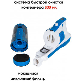 Пылесос ручной Supra VCS-5097 140Вт белый/синий