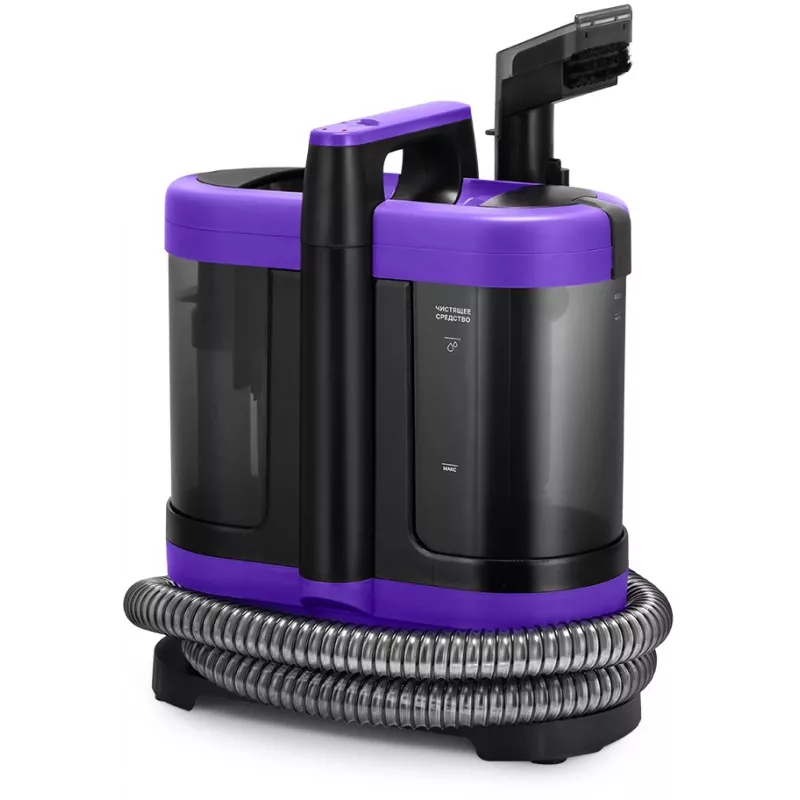 Пылесос моющий Kitfort КТ-5213 450Вт черный/фиолетовый