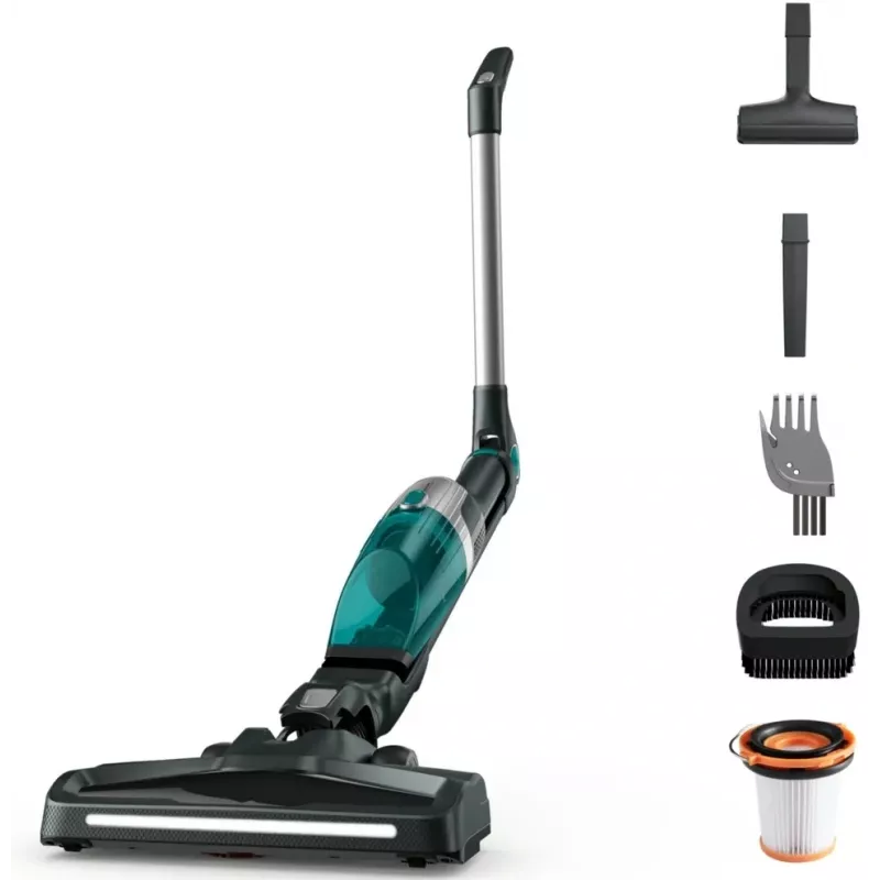 Пылесос Tefal Xtrem Compact Essential TY1239WO лазурный/серый