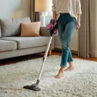 Пылесос Kitfort КТ-5515 600Вт черный/розовый