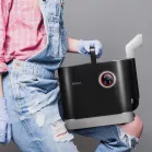 Пылесос паровой Kitfort КТ-5504 1600Вт черный