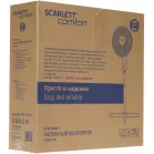 Вентилятор напольный Scarlett SC-SF111B27 40Вт скоростей:3 белый/серый
