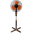Вентилятор напольный Oasis VF-40PSB 40Вт скоростей:3 черный/оранжевый