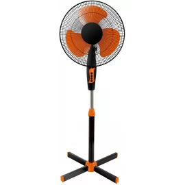 Вентилятор напольный Oasis VF-40PSB 40Вт скоростей:3 черный/оранжевый