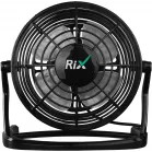 Вентилятор настольный RIX RDF-1500USB 2.5Вт скоростей:1 черный