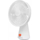 Вентилятор настольный Xiaomi Rechargeable Mini Fan 10Вт скоростей:4 белый