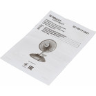 Вентилятор настольный Scarlett SC-DF111S01 25Вт скоростей:2 белый