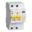 Выключатель автом. дифф. тока IEK MAD10-2-016-C-030 АД12 16A тип C 4.5kA 30мА AC 2П 230В 3мод белый (упак.:1шт)