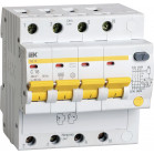 Выключатель автом. дифф. тока IEK MAD10-4-016-C-030 АД14 16A тип C 4.5kA 30мА AC 4П 230/400В 5мод белый (упак.:1шт)