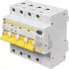 Выключатель автом. дифф. тока IEK MAD10-4-025-C-030 АД14 25A тип C 4.5kA 30мА AC 4П 230/400В 5мод белый (упак.:1шт)