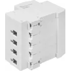 Выключатель автом. дифф. тока IEK MAD10-4-025-C-030 АД14 25A тип C 4.5kA 30мА AC 4П 230/400В 5мод белый (упак.:1шт)