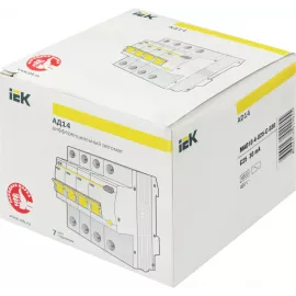 Выключатель автом. дифф. тока IEK MAD10-4-025-C-030 АД14 25A тип C 4.5kA 30мА AC 4П 230/400В 5мод белый (упак.:1шт)