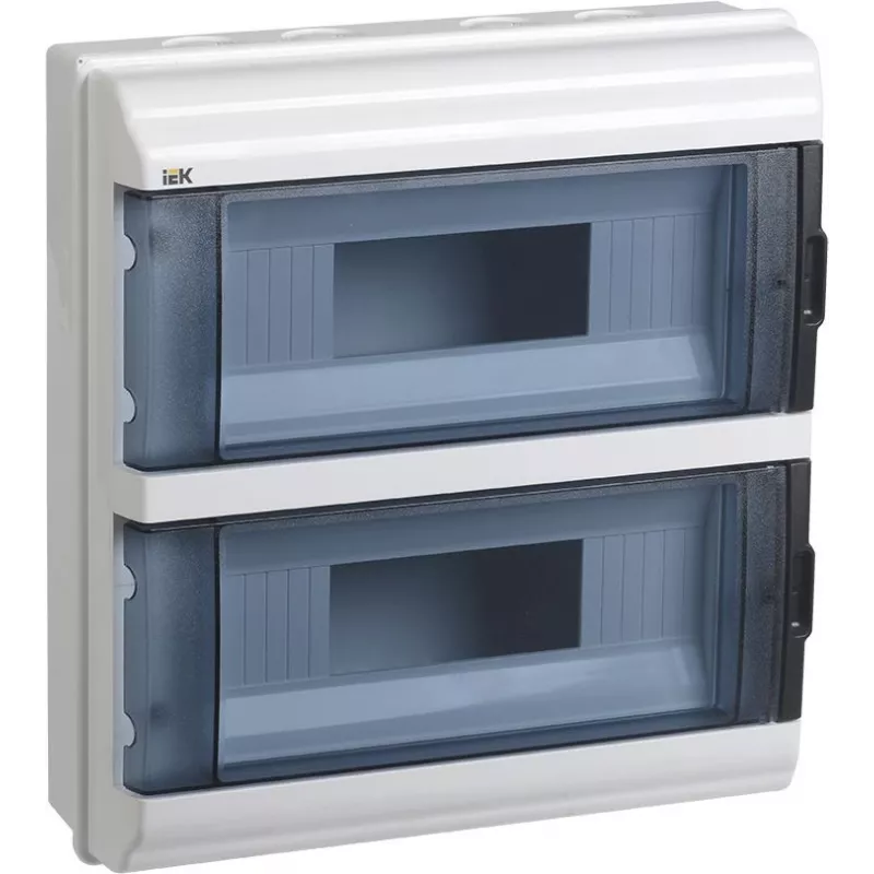 Щит распределительный IEK MKP72-N3-24-55 КМПн-24 IP55 для установки модульных устройств навесной 306мм 108мм 328мм 660B 24мод. пластик IP55 белый (упак.:1шт)