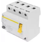 Выключатель дифф.тока УЗО IEK MDV10-4-063-300 ВД1-63 63A 300мА AC 4П 400В 4мод белый (упак.:1шт)