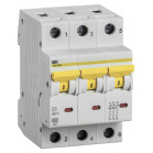 Выключатель автоматический IEK MVA31-3-006-C 6A тип C 6kA 3П 400В 3мод белый (упак.:1шт)