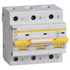 Выключатель автоматический IEK MVA40-3-032-C ВА47-100 32A тип C 10kA 3П 400В 4.5 мод белый (упак.:1шт)