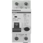 Выключатель автом. дифф. тока IEK MAD25-5-032-C-30 АВДТ 32 Generica 32A тип C 6kA 30мА AC 2П 230В 2мод серый (упак.:1шт)