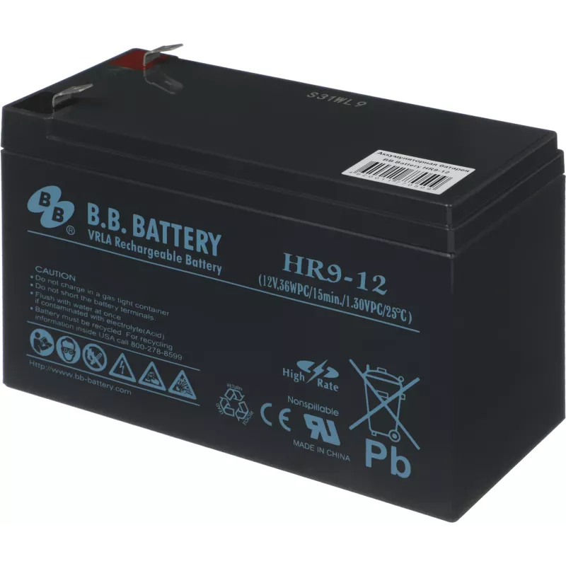 Батарея для ИБП BB HR 9-12 12В 9Ач