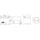 Батарея для ИБП CSB GP12400 12В 40Ач