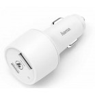 Автомобильное зар./устр. Hama H-183322 42W 3A (PD+QC) USB/USB Type-C универсальное белый (00183322)