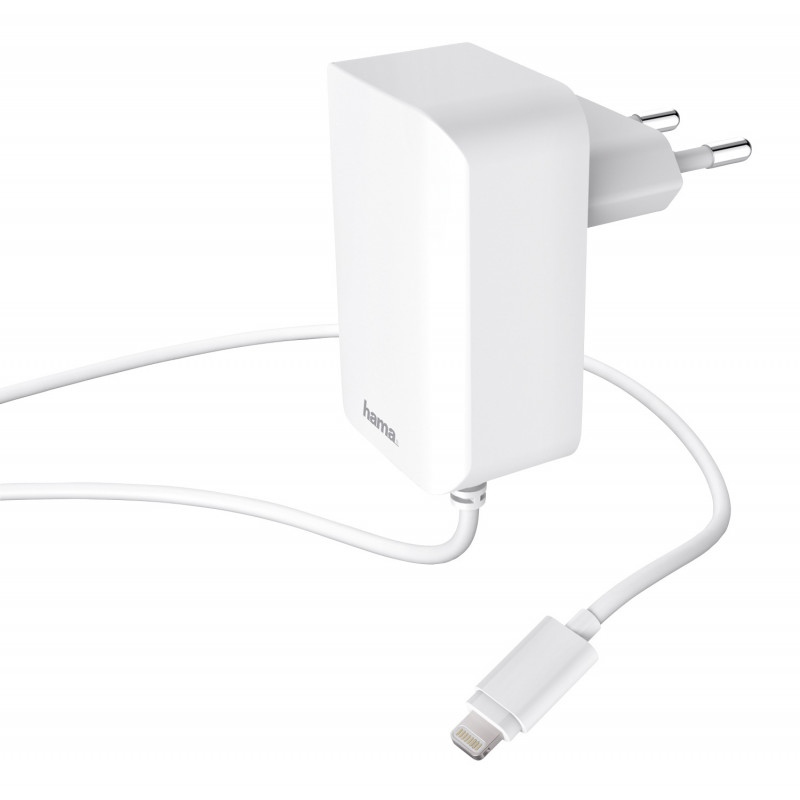 Сетевое зар./устр. Hama H-178342 12W 2.4A для Apple белый (00178342)