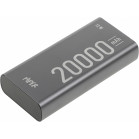 Мобильный аккумулятор Hiper METAL 20K 20000mAh 2.4A темно-серый (METAL 20K SPACE GRAY)