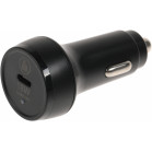 Автомобильное зар./устр. Hama H-183327 18W 3A (PD+QC) USB Type-C универсальное черный (00183327)