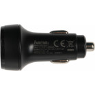 Автомобильное зар./устр. Hama H-183327 18W 3A (PD+QC) USB Type-C универсальное черный (00183327)