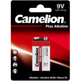 Батарея Camelion Plus Alkaline 6LR61-BP1 9V 550mAh (1шт) блистер