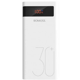 Мобильный аккумулятор Romoss Sense 8P+ 30000mAh QC3.0 18W 3A 2xUSB-A/USB-C белый