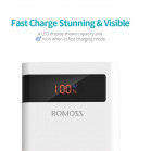 Мобильный аккумулятор Romoss Sense 8P+ 30000mAh QC3.0 18W 3A 2xUSB-A/USB-C белый (1539274)