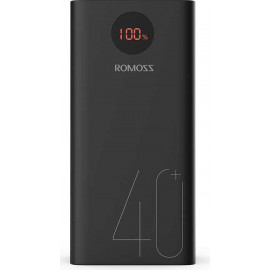 Мобильный аккумулятор Romoss PEA40 40000mAh QC3.0 18W 3A 2xUSB-A/USB-C черный