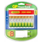 Аккумулятор + зарядное устройство GP PowerBank 270AAHC/CPBXL-2CR8 AA NiMH 2700mAh (8шт) блистер