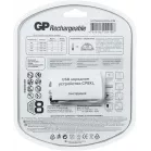 Аккумулятор + зарядное устройство GP PowerBank 270AAHC/CPBXL-2CR8 AA NiMH 2700mAh (8шт) блистер