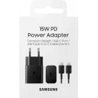 Сетевое зар./устр. Samsung EP-T1510X 15W 2A+1.67A (PD) USB Type-C для Samsung черный (EP-T1510XBEGRU)