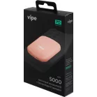 Мобильный аккумулятор Vipe Jake 5000mAh PD 20W 3A USB-C беспров.зар. розовый (VPPBJAKE5KSTPNK)