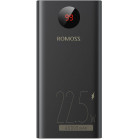 Мобильный аккумулятор Romoss PEA40PF 40000mAh QC3.0 22.5W 5A 2xUSB-A/USB-C черный (6973693499151)