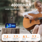 Мобильный аккумулятор Romoss PEA40PF 40000mAh QC3.0 22.5W 5A 2xUSB-A/USB-C черный (6973693499151)