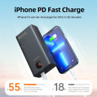 Мобильный аккумулятор Romoss PEA40PF 40000mAh QC3.0 22.5W 5A 2xUSB-A/USB-C черный (6973693499151)