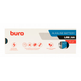 Батарея Buro Alkaline LR6 AA (10шт) коробка