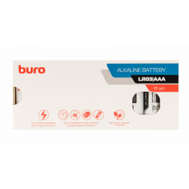 Батарея Buro Alkaline LR03 AAA (10шт) коробка